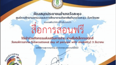 กิจกรรมส่งเสริมการอ่านออนไลน์ เรื่อง "วันคนพิการสากล" (International day of persons with disability) 3 ธันวาคม