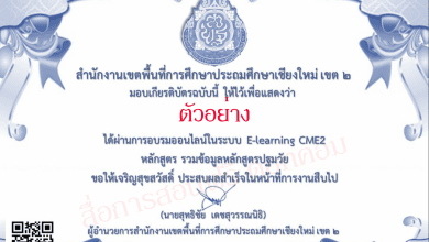 แบบทดสอบออนไลน์ มาตรฐานการศึกษาขั้นพื้นฐานพ.ศ. 2561 รับเกียรติบัตรฟรี