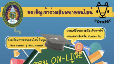 ขอเชิญผู้ที่สนใจเข้าร่วมสัมมนาเชิงปฏิบัติการ ออนไลน์ ฟรี‼️ พร้อมรับเกียรติบัตร ในหัวข้อเรื่อง “ สอนออนไลน์ ยุคโควิด ด้วยVonderGo “