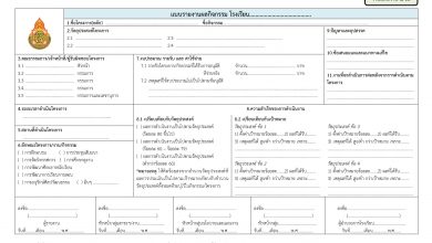 ดาวน์โหลด แบบฟอร์มรายงานผลกิจกรรม ไฟล์ word เครดิตไฟล์ ห้องสื่อครูต้นคอม5