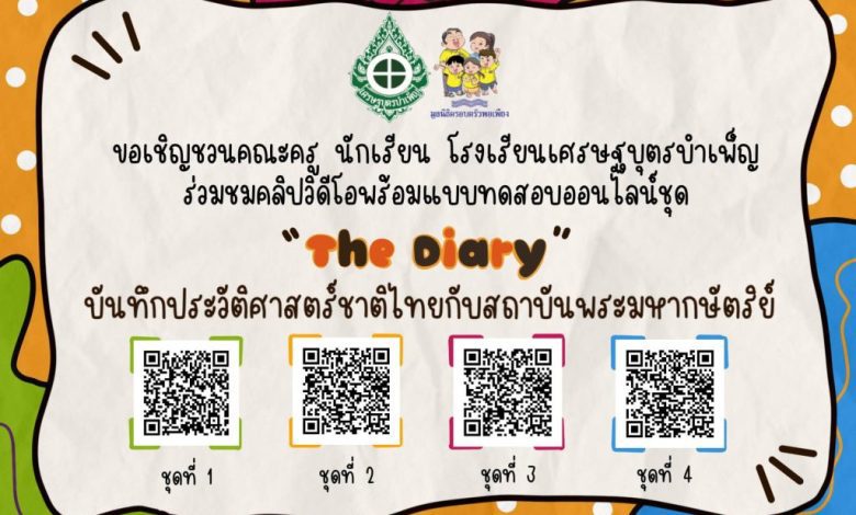 ด่วน...ทำแบบทดสอบออนไลน์ เรื่อง “บันทึกประวัติศาสตร์ชาติไทยกับสถาบันพระมหากษัตริย์” จำนวน ๔ ชุด ผ่านเกณฑ์รับเกียรติบัตรทาง E-mail