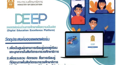 สมัครใช้ระบบ DEEP : Digital Education Excellence Platform