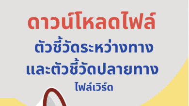 ดาวน์โหลดไฟล์ ตัวชี้วัดระหว่างทางและตัวชี้วัดปลายทาง ไฟล์เวิร์ด