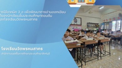 เผยแพร่ผลการปฏิบัติงานที่เป็นเลิศ Best Practices “การพัฒนาสื่อจัดการเรียนรู้ เพื่อแก้ปัญหาให้นักเรียนอ่านออกเขียนได้ ของครูผู้สอนวิชาภาษาไทย ระดับชั้นประถมศึกษาปีที่ 1 - 3” ปีการศึกษา 2569 ของสำนักงานเขตพื้นที่การศึกษาประถมศึกษาสิงห์บุรี